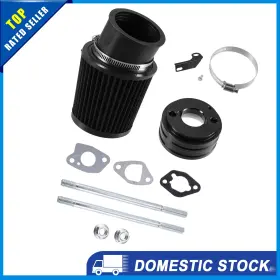 X Autohaux 703820290155 Pack Of 1 For Honda Clone Gx160 Gx200 Air Filter Intake Engine Cleaner Black