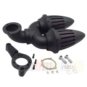 Hzmt256b-mbk Xinyun Spare Parts Black Air Cleaner Double Bullet For Harley Cv Carb Delphi V-twin Eft
