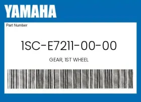 1sc-e7211-00-00 Yamaha Genuine Gear 1st Wheel -