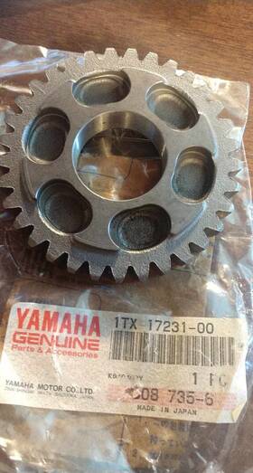 Yamaha 1tx172310000 1tx-17231-00-00 Gear 3rd Wheel New Genuine Oem Part #wh2