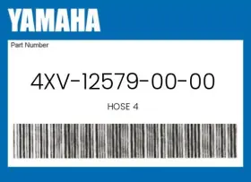 4xv-12579-00-00 Yamaha Genuine Hose 4 -