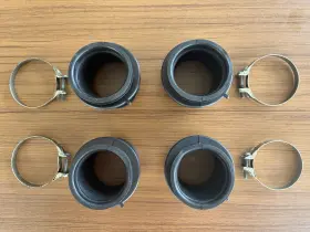 4xy-14453-00 Yamaha 99-13 Royal Star Venture. Used Oem Intake Air Cleaner Joint With Clamp