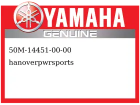 50m-14451-00-00 Yamaha Oem Part Element Air Cleaner