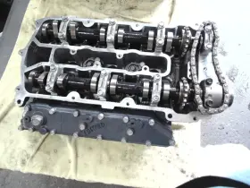 69j-w009a-05-9s Yamaha 69jw009a059s Cylinder Head Complete Nice Usable