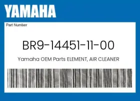 Br9-14451-11-00 Yamaha Genuine Element Air Cleaner -