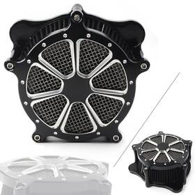 Yeahmotousa 612016475033 Air Cleaner Filter Kit Black Fit For Harley Touring Flht Flhr Flhx 2008-2016 Usa