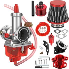 Yoxufa Co-pz30-420-r Red Pz30 30mm Carburetor Air Filter Kit For Predator 420cc Gx390 Gx340 Mini Bike