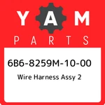 6B6-8259M-10-00 Yamaha Wire Harness Assy 6B68259M1000, New Genuine Oem Part. Price: $485.18.