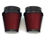 2 Pack Universal Black Red High Flow Air Filter Pod 50MM Motorcycle Scooter Atv New. Price: $33.95.
