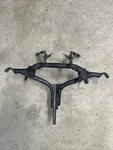 2012 - 2016 Kawasaki Ninja EX650 Oem Front Upper Fairing Stay Mount Bracket Used. Price: $115.62.