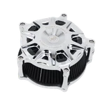 Chrome Air Cleaner Intake Filter For Harley 2016-2017 Dyna Fxdls Softail Fl New. Price: $189.95.