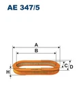 For Filtron Ae 347/5 Air Filter Neu. Price: $18.56.