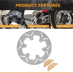 Rear Brake Disc Rotor Pads For Yamaha Super Tenere 2014-2018 New. Price: $55.09.