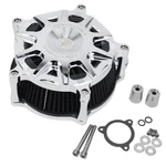 Chrome Air Filter Cleaner For Harley 2008-2016 Touring Road Glide King Flhx Flht New. Price: $189.95.