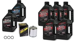 Maxima Synthetic 20W50 3 Hole Oil Change Kit Chrome Filter Harley M8 2017-2024 New. Price: $119.85.