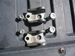02-07 125 250 & 04-12 Crf 450 Oem Honda Frame Foot Peg Brackets Bolts Used. Price: $25.00.