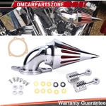 Intake Spike Cone Air Filter Cleaner For Harley Touring Softail Road King Glide New. Price: $94.95.