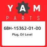 6BH-15362-01-00 Yamaha Plug, Oil Level 6BH153620100, New Genuine Oem Part. Price: $37.56.