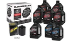Maxima Synthetic 20W50 3 Hole Oil Change Kit Black Filter Harley M8 2017-2024 New. Price: $129.99.