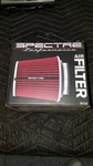 Spectre 8132 Performance Air Filter Red (new In Box/unused). Price: $37.99.