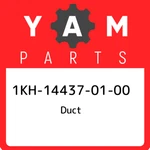 1KH-14437-01-00 Yamaha Duct 1KH144370100, New Genuine Oem Part. Price: $43.46.