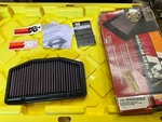 K&n Filter 402935 Nos YA1009 Yzf R1 2009 Yamaha Air Used. Price: $50.00.