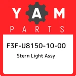F3F-U8150-10-00 Yamaha Stern Light Assy F3FU81501000, New Genuine Oem Part. Price: $487.38.