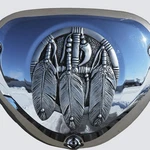 Chrome Dome Motorcycle Products Medicine Wheel Air Cleaner Cover INSERT-MWIA-1. Price: $72.00.
