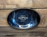 Harley Davidson Nostalgic Bar & Shield Chrome Air Cleaner Cover - Twin Cam Used. Price: $49.99.