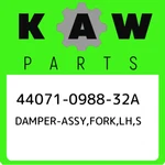 44071-0988-32A Kawasaki Damper-assy,fork,lh,s 44071098832A, New Genuine Oem Part. Price: $827.51.