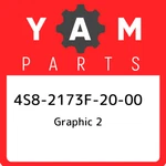 4S8-2173F-20-00 Yamaha Graphic 4S82173F2000, New Genuine Oem Part. Price: $65.59.