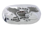 Eagle Spirit Oval Chrome Air Cleaner Insert For Harley-davidson New. Price: $67.99.