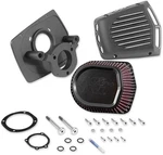 & RK-3951 Street Metal Air Intake Kit Shaker Black Softail/touring/tri New. Price: $352.79.