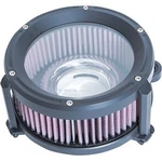 Trask Flat Black Assault Charge High-flow Air Cleaner Kit For Touring 08-16 New. Price: $499.95.