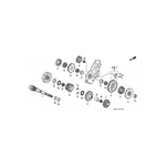 90411-PF4-000 Washer, Spline (35 X52 X3.00) (90411 000) For Honda New. Price: $18.31.