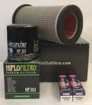 Service Kit For Kawasaki ER5 (1996 To 2006) Filters And Ngk Iridium Spark Plugs New. Price: $102.31.