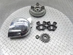 2002 00-06 Kawasaki Vulcan Drifter VN800 Front Rear Sprocket Gear Hub Cover Used. Price: $113.82.