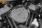 Chrome Wyatt Gatling Air Cleaner Assembly For Harley-davidson New. Price: $142.99.