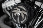 Heatwave Visual Harley Air Cleaner Cover Big Sucker Dyna Fxr Fxdx New. Price: $170.00.