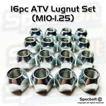Specbolt 16PC M10-1.25 Atv Wheel Lug Nuts Honda Suzuki Kawasaki Yamaha New. Price: $19.00.