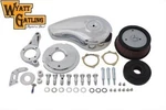Vtwin Wyatt Gatling Chrome Air Cleaner Assembly 1993-2007 Harley Dyna Softail New. Price: $145.95.