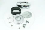 02 Harley Electra Glide Air Filter Cleaner Backplate Cover S&s Cycle Teardrop Used. Price: $150.00.