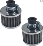Universal 12MM Mini Cone Cold Air Intake Filter, 2PCS Silver Bre Color: New. Price: $15.99.