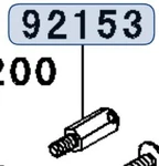 Kawasaki Oem 92153-1533 BOLT6MM New. Price: $12.24.