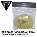 Oem Triumph Tf 250-X 450-RC Air Filter Dust Cover A9610139 New. Price: $23.00.