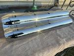 Honda 2010-2018 Shadow Vt Cr Oem Silencer Pipe/chrome Cover And End Cap Used. Price: $470.00.