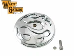 Wyatt Gatling Flame Air Cleaner Cover Insert For Harley Davidson By V-twin New. Price: $51.91.