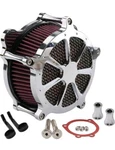 Air Cleaner Intake Filter System Kit Contrast Cut For Dyna Fxr 1993-2017 Soft... New. Price: $70.00.