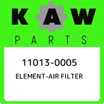11013-0005 Kawasaki Element-air Filter 110130005, New Genuine Oem Part. Price: $67.45.