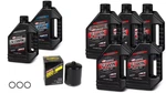 Maxima Synthetic 20W50 3 Hole Oil Change Kit Black Filter Harley M8 2017-2024 New. Price: $117.99.